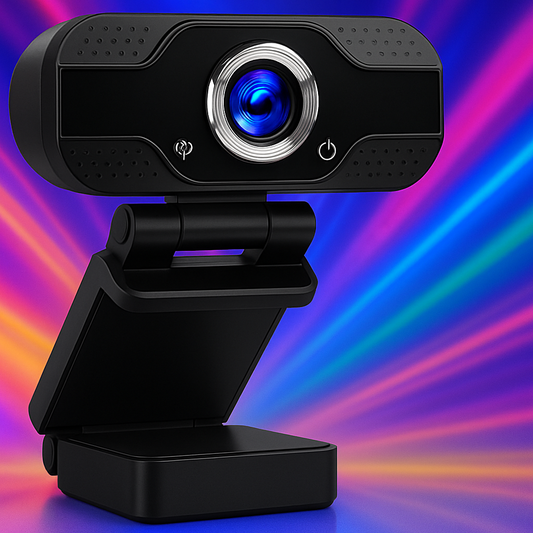 1080P HD USB Webcam with Microphone – Auto Focus, Plug & Play,