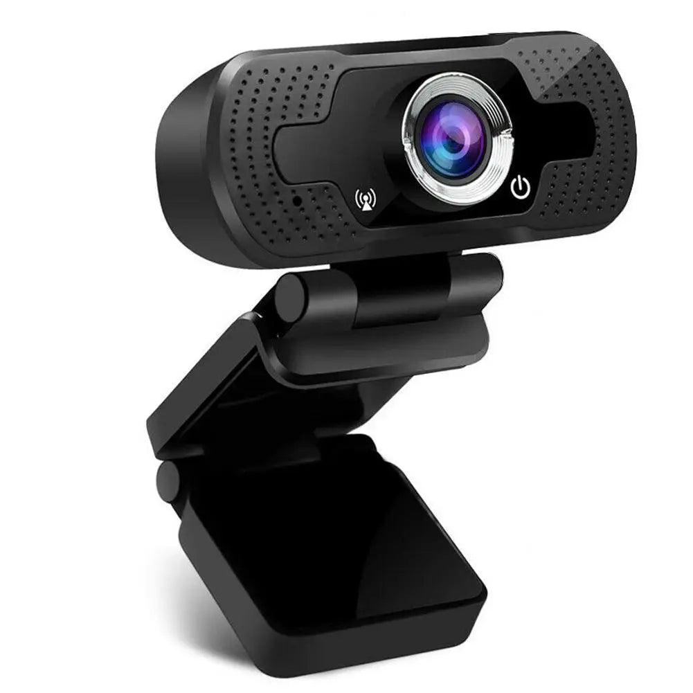 1080P HD USB Webcam with Microphone – Auto Focus, Plug & Play,