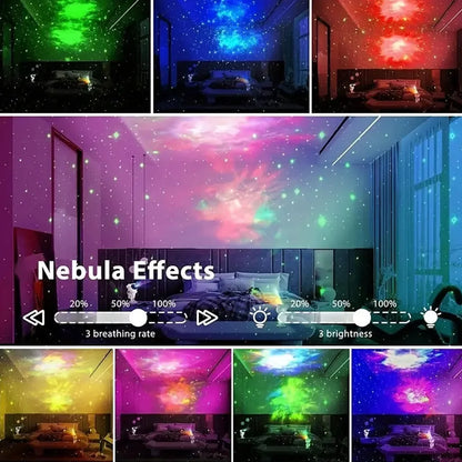 Astronaut Galaxy Star Projector – 8-Mode Starry Night Ceiling Lamp with Remote