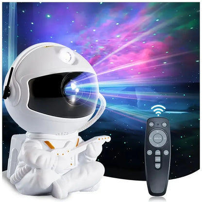 Astronaut Galaxy Star Projector – 8-Mode Starry Night Ceiling Lamp with Remote