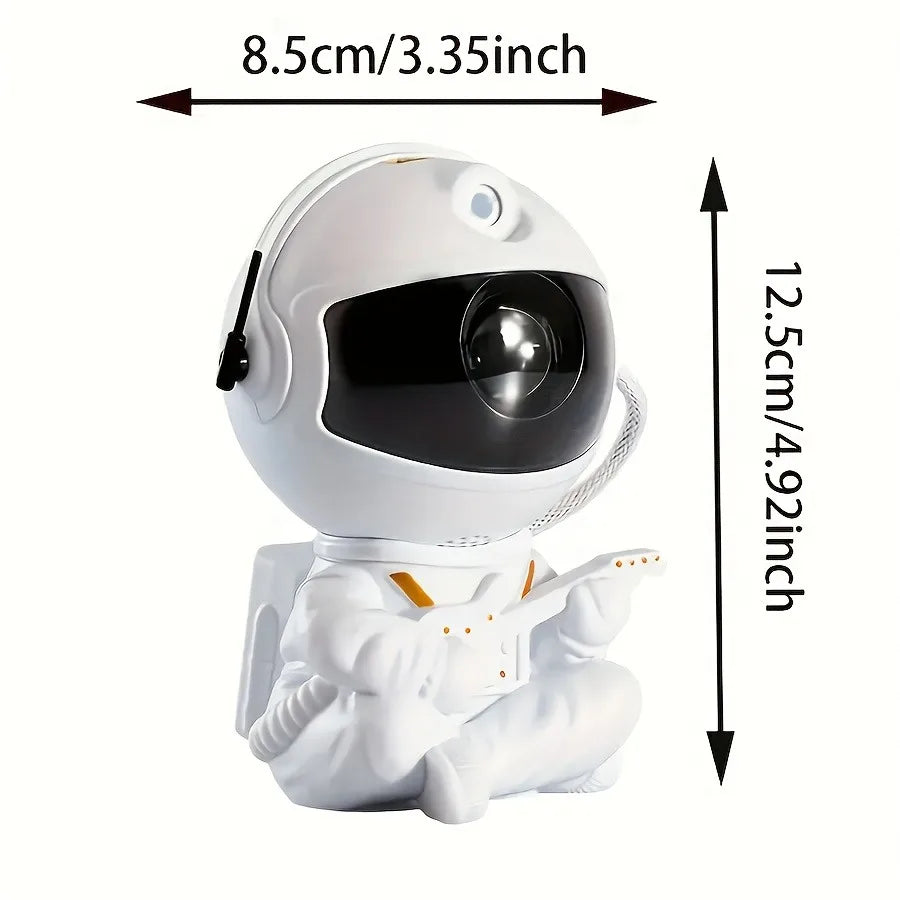 Astronaut Galaxy Star Projector – 8-Mode Starry Night Ceiling Lamp with Remote